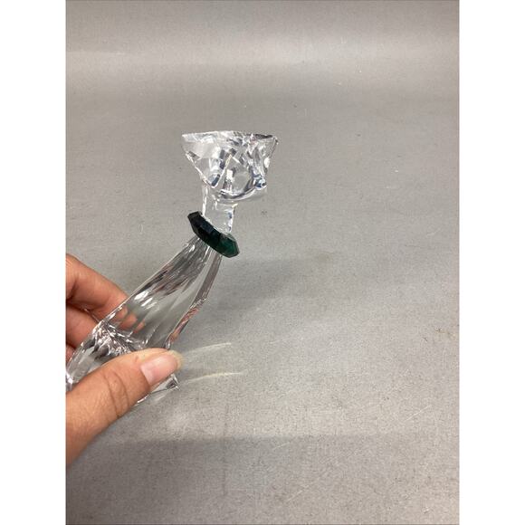 Swarovski Crystal CAT in Green Collar #289478 - Picture 6 of 11